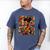 Geometric History Educated Women Reading Book Melanin Men's Comfort Colors T-Shirt Blue Jean