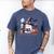 Ghost Reading Book Coquette Bow Halloween Girl Toddler Kid Men's Comfort Colors T-Shirt Blue Jean