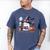 Ghost Reading Book Coquette Bow Halloween Girl Toddler Kid Premium Men's Comfort Colors T-Shirt Blue Jean