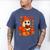 Ghost Reading Book Lovers Autumn Fall Halloween Men's Comfort Colors T-Shirt Blue Jean