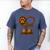 Girl Who Loves Dogs & Books Heart Dog Lover Reader Reeding Men's Comfort Colors T-Shirt Blue Jean
