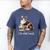Girls Books I Do What I Want Calico Cat Lover Men's Comfort Colors T-Shirt Blue Jean