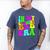 In My Glowing Dad Era Groovy Colorful Bright Men's Comfort Colors T-Shirt Blue Jean