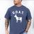 GOAT Number 14 Greatest Of All Time Dad Joke Men's Comfort Colors T-Shirt Blue Jean