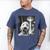 Goldendoodle Alien UFO Taking a Selfie Dog Mom Dad Men's Comfort Colors T-Shirt Blue Jean