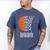 Graduate Senior Class 2020 Graduation Basketball Player Men's Comfort Colors T-Shirt Blue Jean