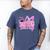 Graduation 2027 Senior 2027 Class Of 2027 Coquette Pink Girl Men's Comfort Colors T-Shirt Blue Jean