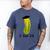 Graduation Cap Wearing Big Dill Pickle I Did It Graduate Fun Men's Comfort Colors T-Shirt Blue Jean
