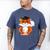 Graduation Fox School Bachelor Master Doctor Study Men's Comfort Colors T-Shirt Blue Jean