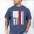Graduation High School College Flag Graduate T Shirt 2018 Men's Comfort Colors T-Shirt Blue Jean