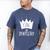 Graduation King Of Dentistry Dentist Or Hygienist Men's Comfort Colors T-Shirt Blue Jean