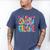 Graduation Peace Sign Out Eighth Grade Tie Dye Hippie Men's Comfort Colors T-Shirt Blue Jean