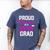 Grandma Graduation Shirt 2018 High School College Grad Men's Comfort Colors T-Shirt Blue Jean