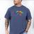 Grateful Dad Fathers Day Tie Dye Letters Shirt For Dads Men's Comfort Colors T-Shirt Blue Jean