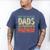 Only The Greatest Dads Get Promoted To Papaw Men's Comfort Colors T-Shirt Blue Jean