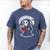 Grim Reaper Bookworm Cute Book Reading Halloween Men's Comfort Colors T-Shirt Blue Jean