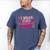 Groovy I Wear Pink In Memory Of My Aunt Breast Cancer Back Men's Comfort Colors T-Shirt Blue Jean