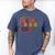 Grouchy Potato Crew Introvert Sarcasm Premium Tri-Blend Men's Comfort Colors T-Shirt Blue Jean
