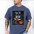 Halloween Girls Boys Cute Wolf Book Pumpkin Kids Halloween Men's Comfort Colors T-Shirt Blue Jean