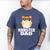 Hamster Dad Father's Day Animal Whisperer Rodent Lover Men's Comfort Colors T-Shirt Blue Jean