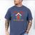 Home Is Where My Books Are Men's Comfort Colors T-Shirt Blue Jean
