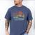 Hooked On Being Dad Fishing Dad Father's Day Men's Comfort Colors T-Shirt Blue Jean