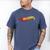 Hot Wheels Comic Book Fire Logo Men's Comfort Colors T-Shirt Blue Jean