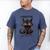 Humor Provocateur Sarcasm Closes The Silence Introvert Chat Men's Comfort Colors T-Shirt Blue Jean