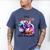I'm A Book Dragon Not A Worm Men's Comfort Colors T-Shirt Blue Jean