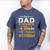 I'm A Dad Grandpa And A Vietnam Veteran US Army Vet Men's Comfort Colors T-Shirt Blue Jean