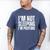 I'm Not Sleeping I'm Praying Mom Dad Joke Premium Tri-Blend Men's Comfort Colors T-Shirt Blue Jean