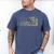 I'm Not The Step Dad I'm The Dad That Stepped Up Camouflage Men's Comfort Colors T-Shirt Blue Jean