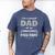 I'm A Proud Dad Of An Awesome Physical Therapist Graduation Men's Comfort Colors T-Shirt Blue Jean