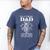I'm A Viking Dad I Fear Odin And My Wife Viking Men's Comfort Colors T-Shirt Blue Jean