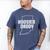 Indiana Hoosier Dad Men's Comfort Colors T-Shirt Blue Jean