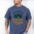 Introvert Camping Social Battery Recharging In The Woods Men's Comfort Colors T-Shirt Blue Jean