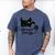 Introvert Energy Cat Love Cat Meme Men's Comfort Colors T-Shirt Blue Jean