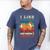Introvert Fox Animal Lover Saying Loner Antisocial Men's Comfort Colors T-Shirt Blue Jean