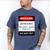 Introvert Warning Danger Do Not Pet Disturb Anti-Social Men's Comfort Colors T-Shirt Blue Jean