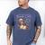 Introverted Romance Unapologetically Anti-Social Book Club Men's Comfort Colors T-Shirt Blue Jean