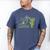 Introverts Sassy Saying Sassy Quote No Hugs Go Hug Cactus Men's Comfort Colors T-Shirt Blue Jean