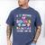 If It Involves Book And Pajamas Count Me In Bookworm Reading Men's Comfort Colors T-Shirt Blue Jean