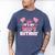 It's My Dad's Birthday Celebration Small Men's Comfort Colors T-Shirt Blue Jean