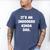 It's An Indoorsy Kinda Day Introvert Humor Sarcastic Gamer Men's Comfort Colors T-Shirt Blue Jean