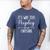 Its Way Too Peopley Outside Sarcastic Introvert Men's Comfort Colors T-Shirt Blue Jean