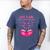Just A Girl Who Loves Books Butterflies Reading Men's Comfort Colors T-Shirt Blue Jean
