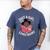 Just A Girl Who Loves Books Cute African American Afro Men's Comfort Colors T-Shirt Blue Jean