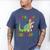 Kids 1st Grade Graduate Dinosaur Trex 1st Grade Graduation Men's Comfort Colors T-Shirt Blue Jean