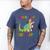 Kids 2nd Grade Graduate Dinosaur Trex 2nd Grade Graduation Men's Comfort Colors T-Shirt Blue Jean