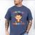 Kids 8th Grade Nailed It Monkey Graduation Men's Comfort Colors T-Shirt Blue Jean